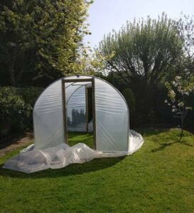 Polytunnel Installation - Fitting the polythene